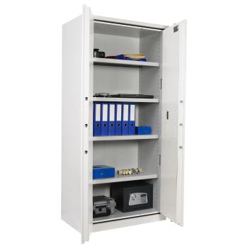 Preview: Rottner Stahlbüroschrank Office 3 Premium Elektronikschloss lichtgrau T05034